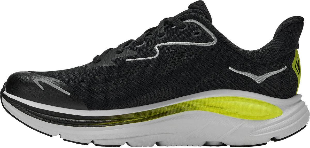 Hoka Cliftion 10 Junior Running Shoes - Black