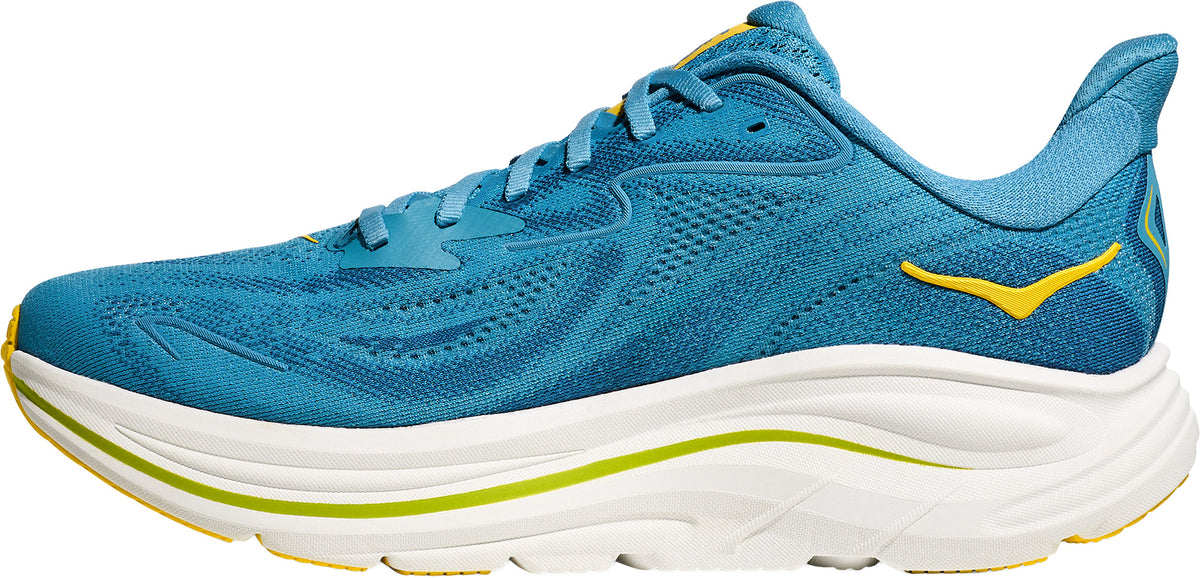 Hoka Clifton 10 WIDE FIT Men's Running Shoes - Blue
