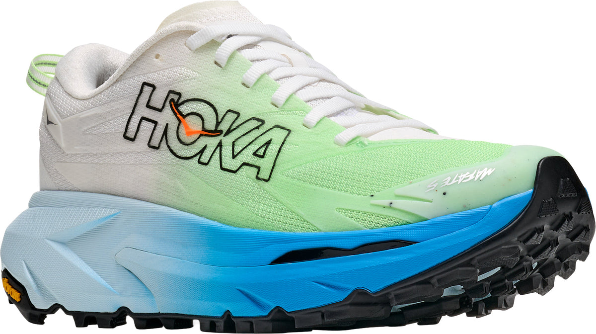 Hoka Mafate 5 Women's Trail Running Shoes - White