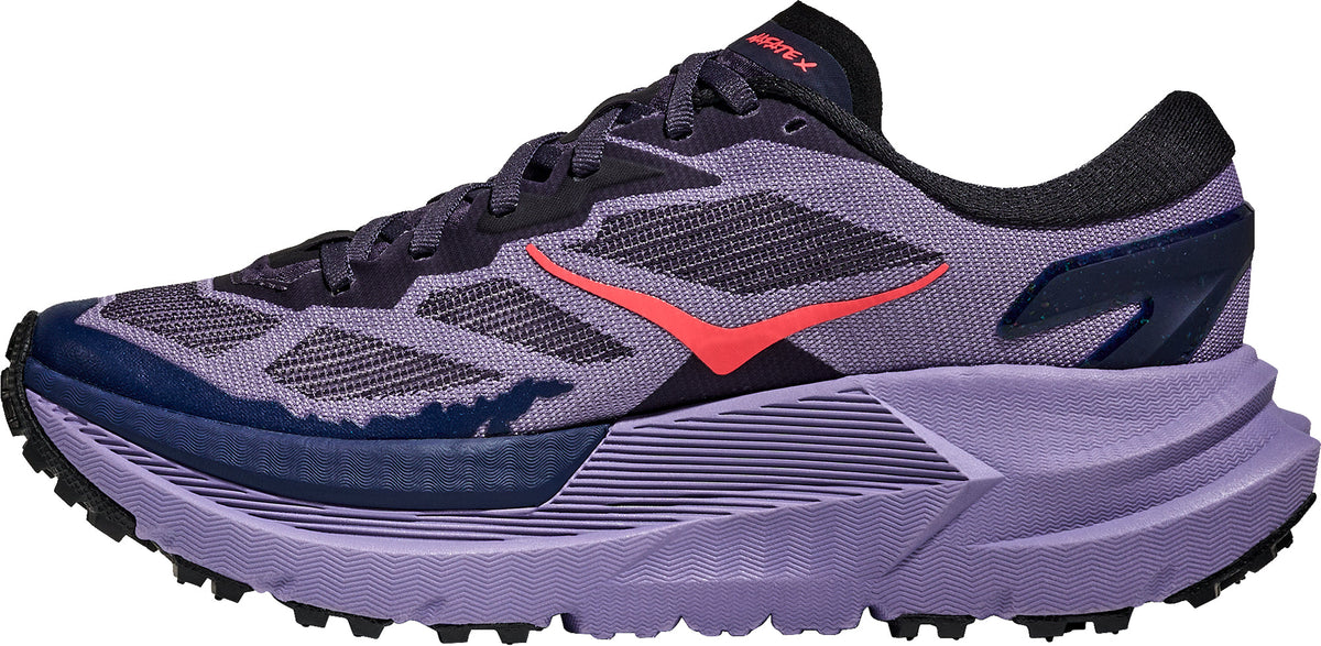 Hoka Mafate X Women's Trail Running Shoes - Purple