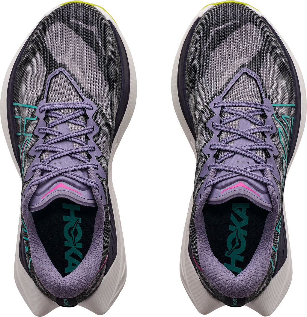 Hoka Rocket X Women's Trail Running Shoes - Purple