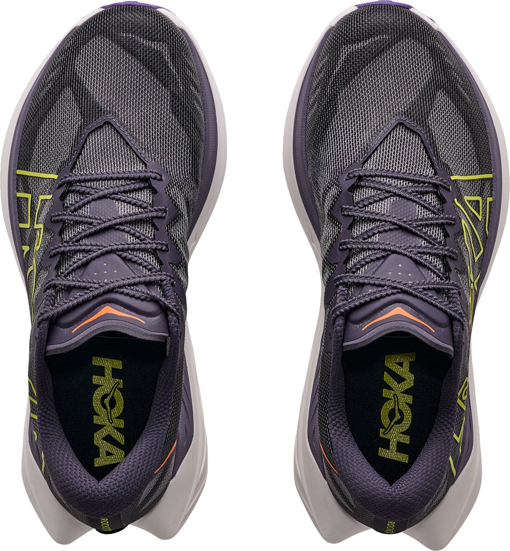 Hoka Rocket X Men's Trail Running Shoes - Black