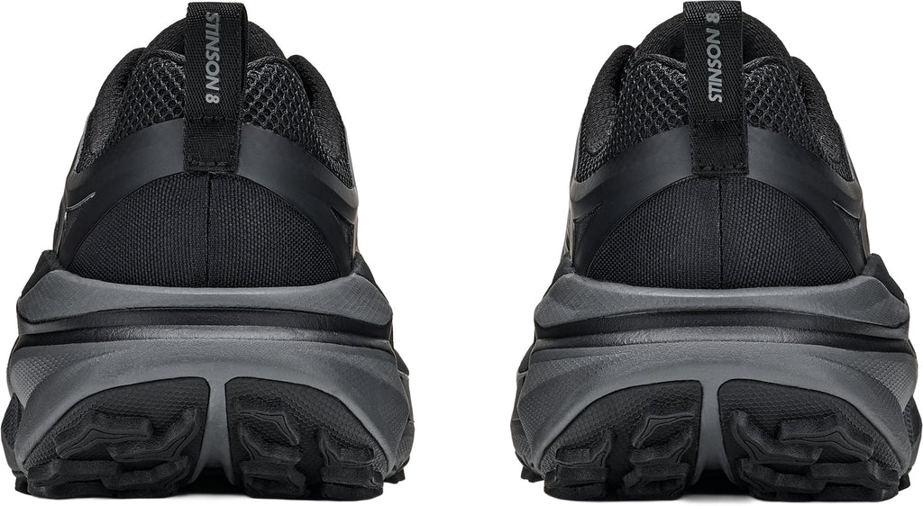 Hoka Stinson 8 Men's Trail Running Shoes - Black