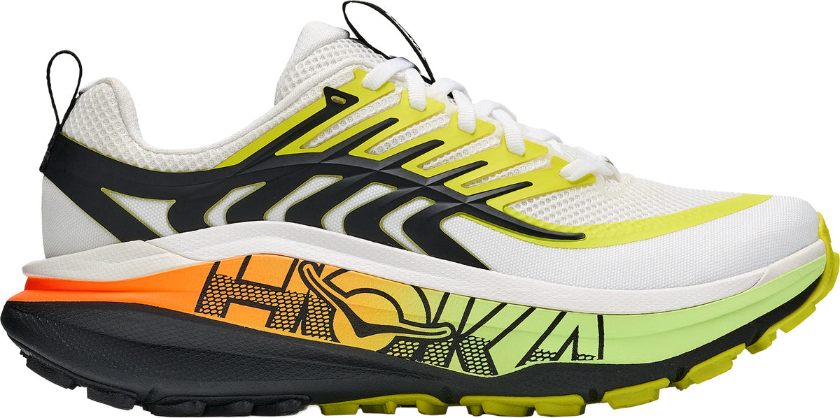 Hoka Stinson 8 Women's Trail Running Shoes - White