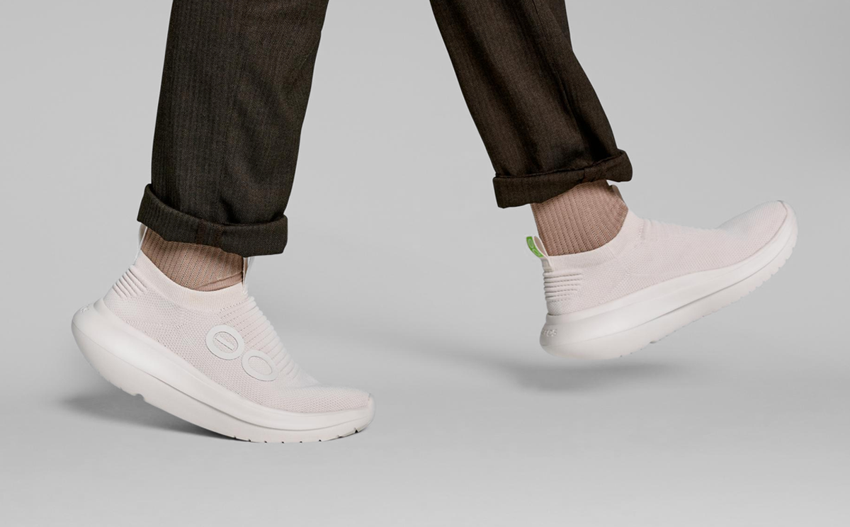 OOFOS Men's OOmy Zen Sneakers - Chalk