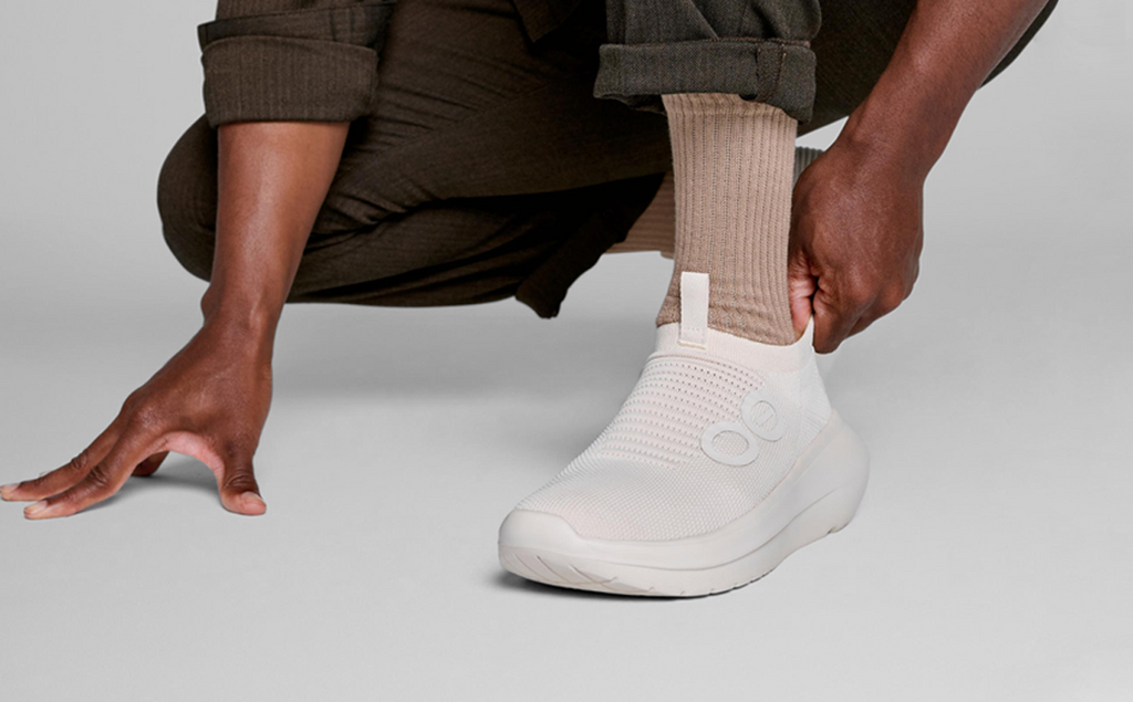 OOFOS Men's OOmy Zen Sneakers - Chalk