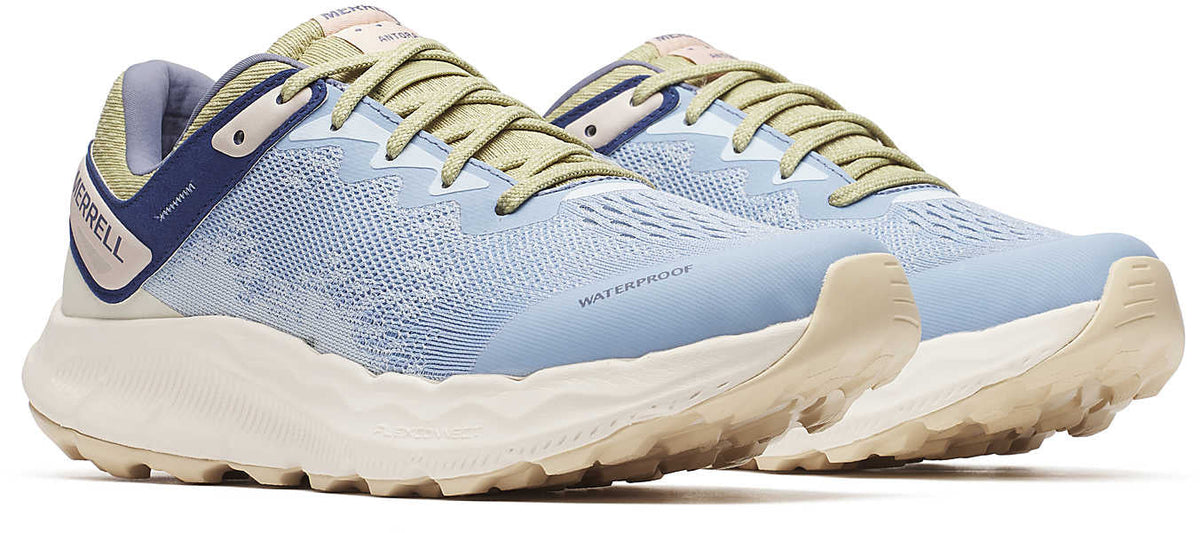 Merrell Antora 4 Waterproof Women's Trail Running Shoes - Blue