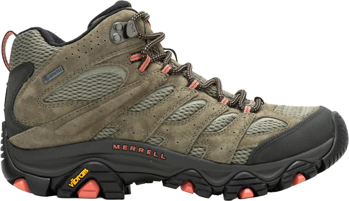 Merrell Moab 3 Mid GORE-TEX Women's Walking Boots - Green