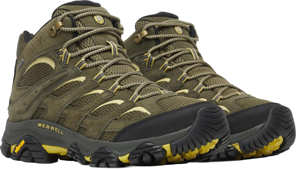 Merrell Moab 3 Mid GORE-TEX Men's Walking Boots - Green