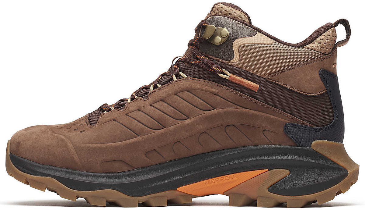 Merrell Moab Speed 2 Leather Mid Waterproof Men's Walking Boots - Brown