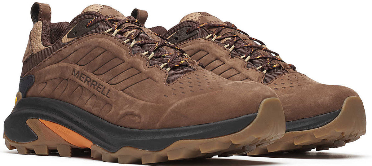 Merrell Moab Speed 2 Leather Waterproof Men's Walking Shoes - Brown