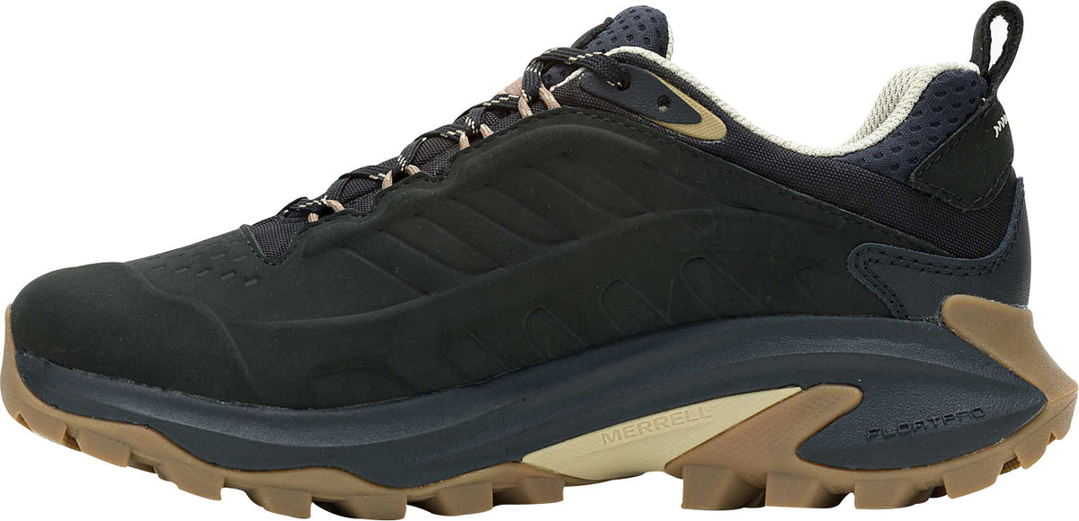 Merrell Moab Speed 2 Leather Waterproof Women's Walking Shoes - Black