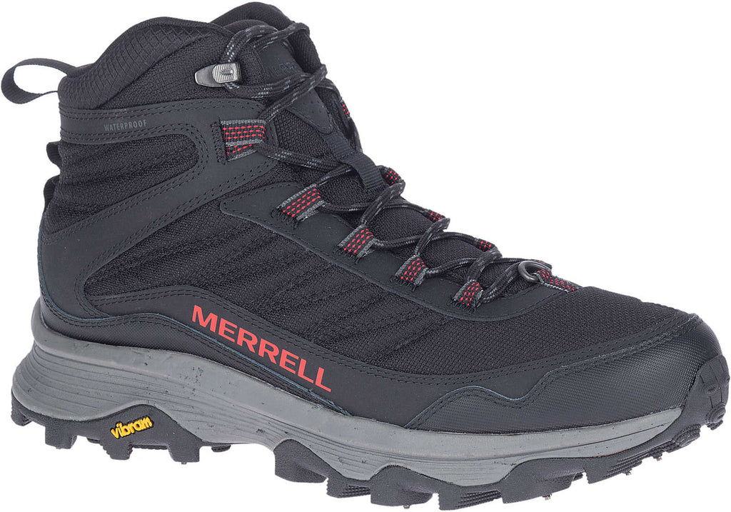 Merrell Moab Speed Thermo Spike Mid Waterproof Men's Walking Boots - Black