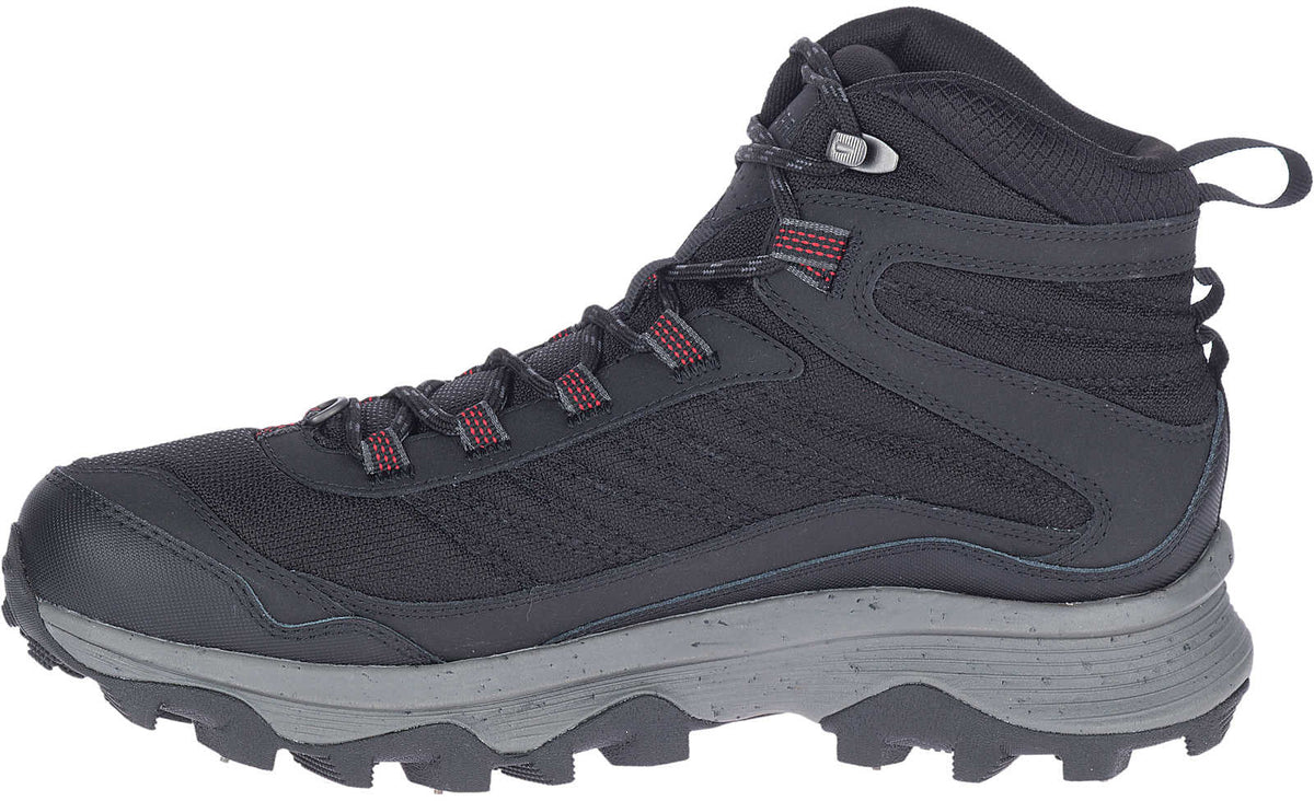 Merrell Moab Speed Thermo Spike Mid Waterproof Men's Walking Boots - Black