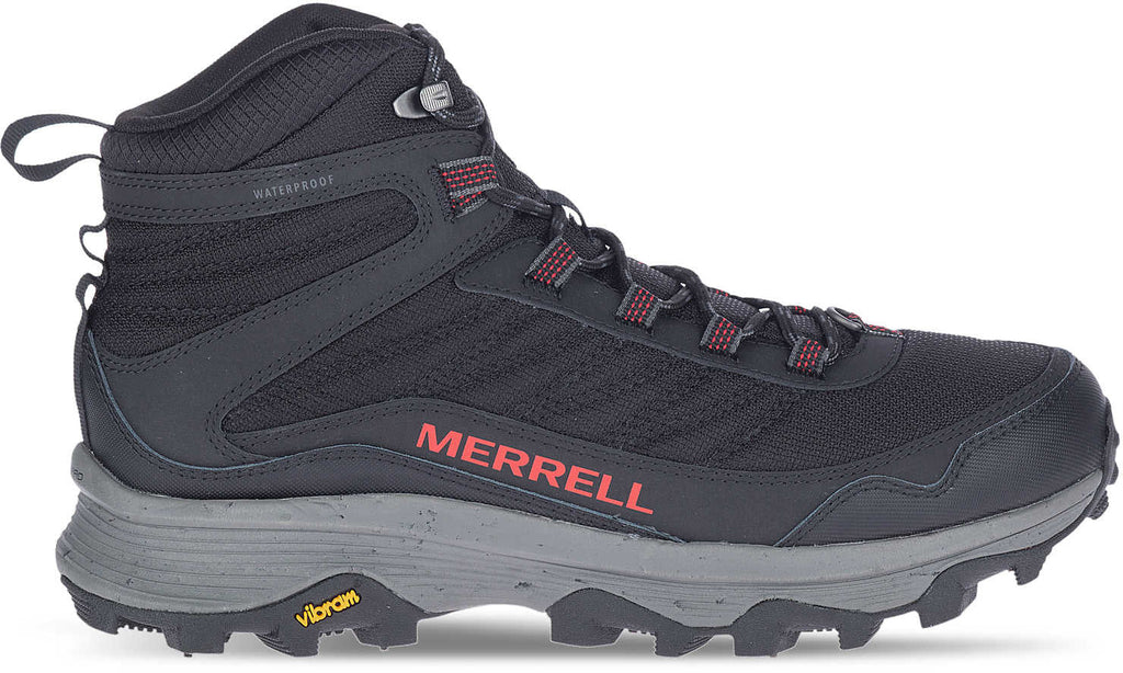 Merrell Moab Speed Thermo Spike Mid Waterproof Men's Walking Boots - Black