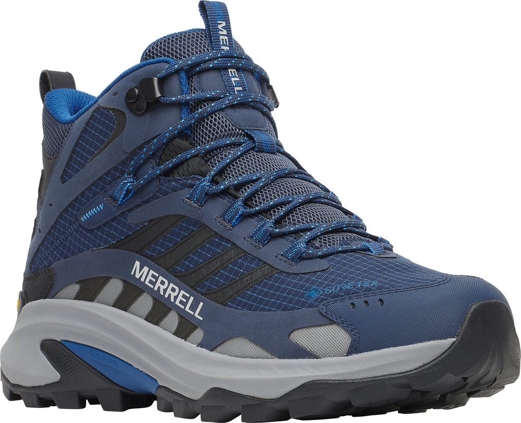 Merrell Moab Speed 2 Mid GORE-TEX Men's Walking Boots - Blue