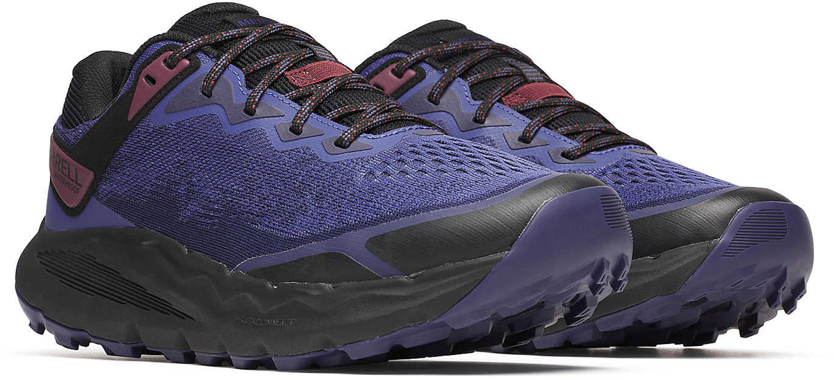 Merrell Nova 4 Waterproof Men's Trail Running Shoes - Blue