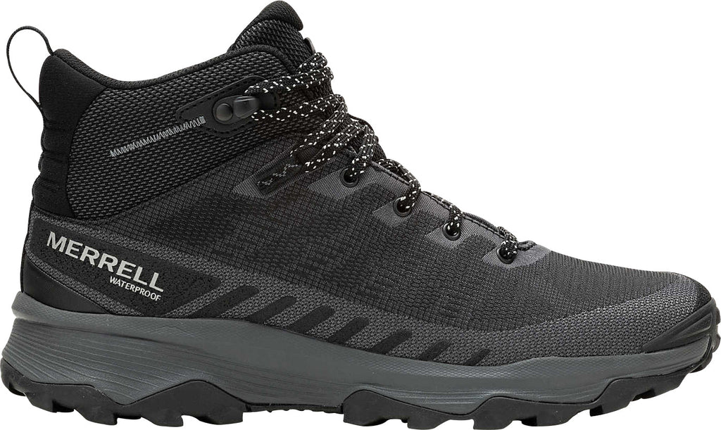 Merrell Speed Eco Mid Waterproof Men's Walking Boots - Black