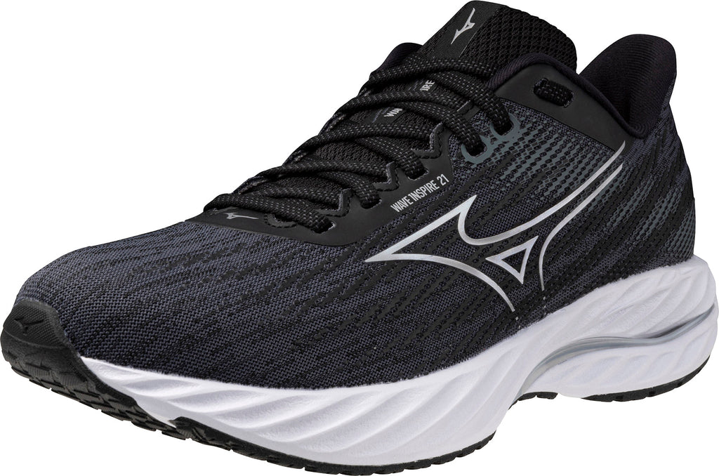 Mizuno Wave Inspire 21 WIDE FIT (D) Women's Running Shoes - Black