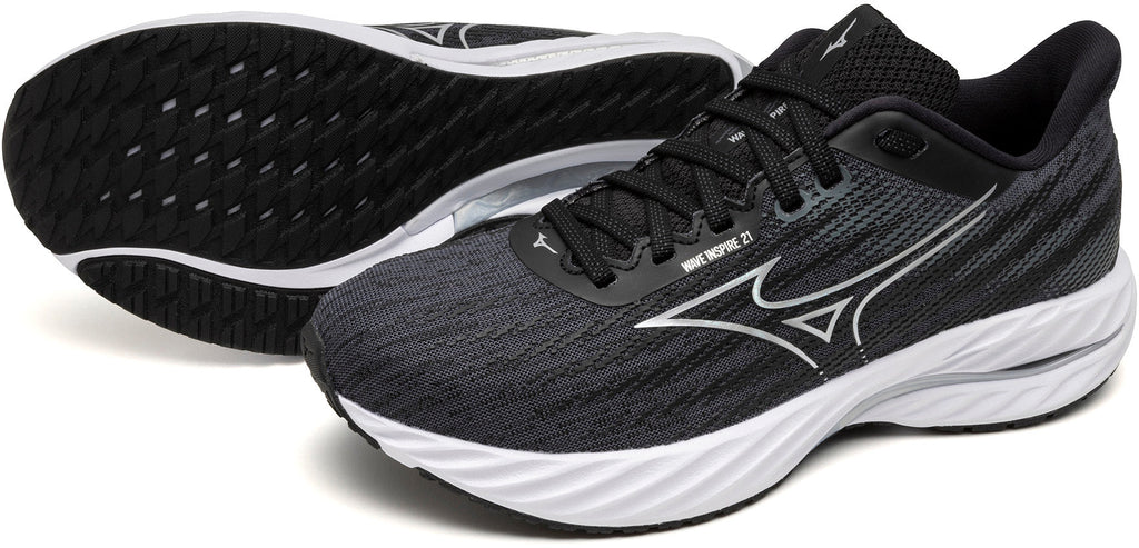 Mizuno Wave Inspire 21 WIDE FIT (D) Women's Running Shoes - Black