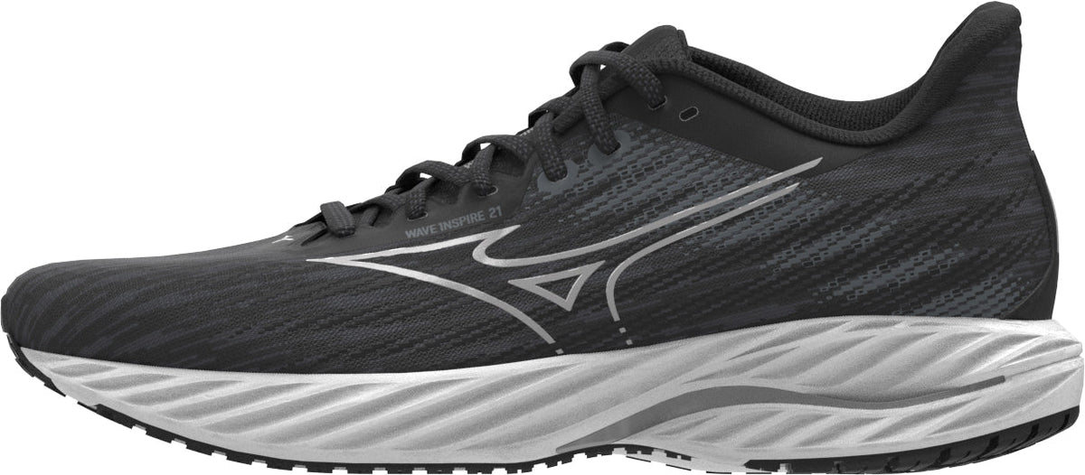 Mizuno Wave Inspire 21 WIDE FIT (D) Women's Running Shoes - Black