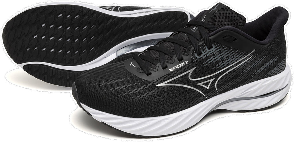 Mizuno Wave Inpsire 21 Men's Running Shoes - Black
