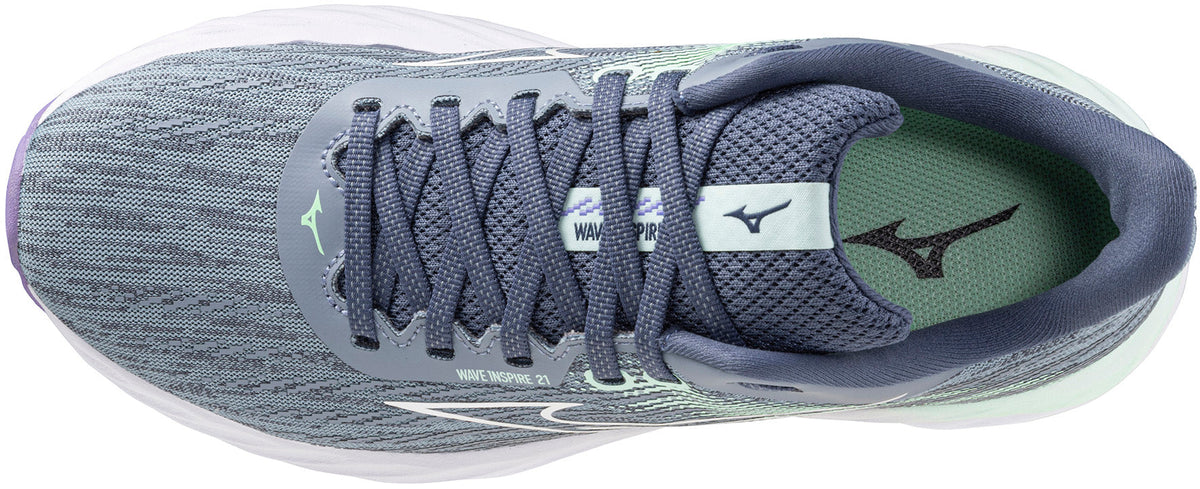 Mizuno Wave Inspire 21 Women's Running Shoes - Grey