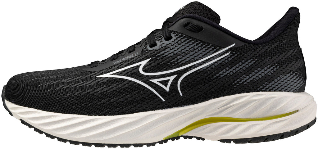 Mizuno Wave Inspire 21 WIDE FIT (D) Women's Running Shoes - Black
