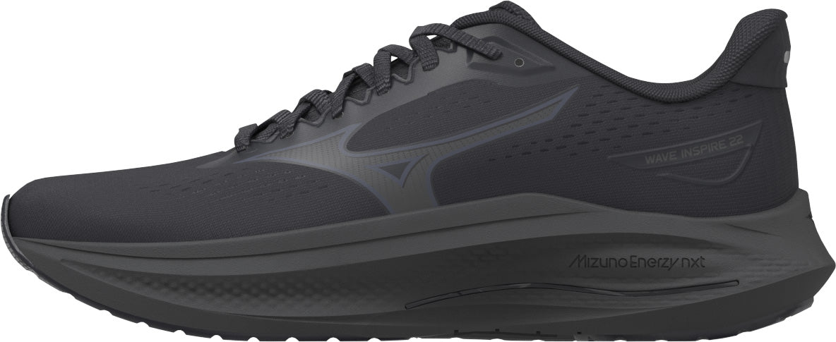 Mizuno Wave Inspire 22 WIDE FIT (2E) Men's Running Shoes - Black
