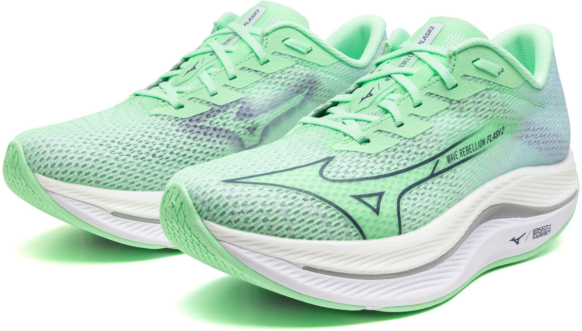 Mizuno Wave Rebellion Flash 2 Men's Running Shoes - Green