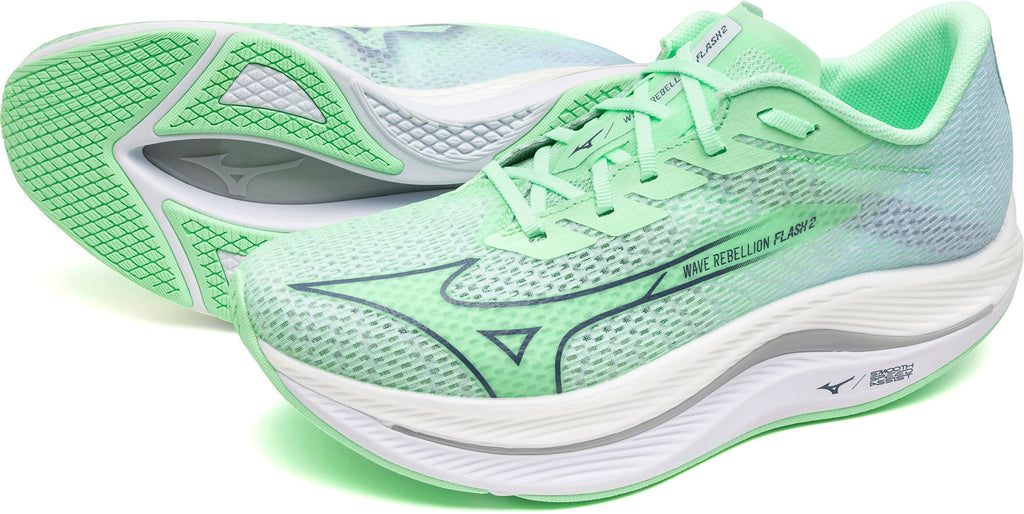Mizuno Wave Rebellion Flash 2 Men's Running Shoes - Green