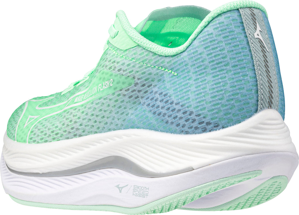 Mizuno Wave Rebellion Flash 2 Women's Running Shoes - Green