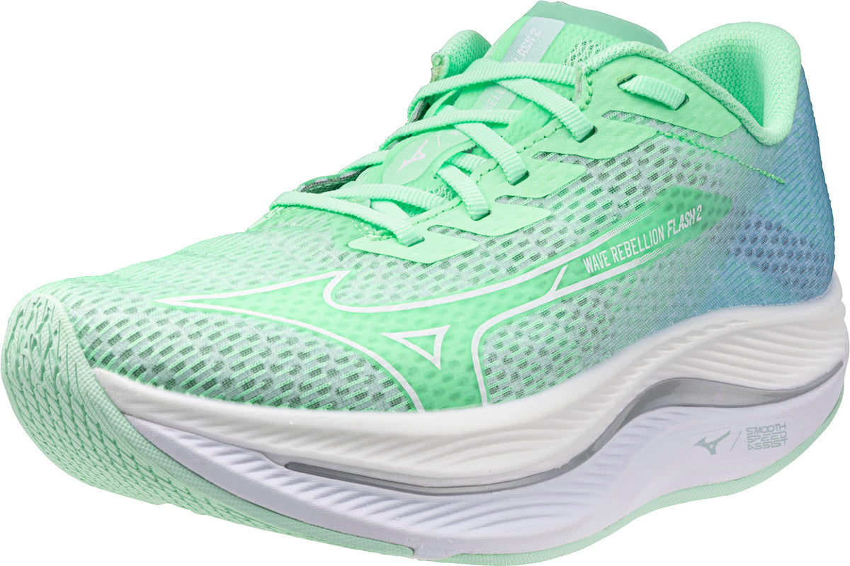 Mizuno Wave Rebellion Flash 2 Women's Running Shoes - Green