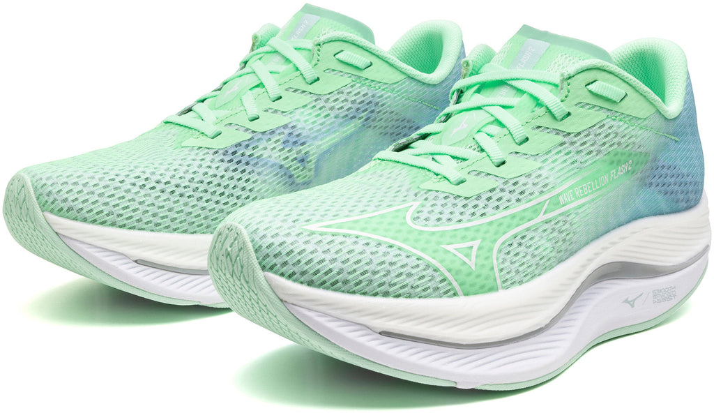 Mizuno Wave Rebellion Flash 2 Women's Running Shoes - Green