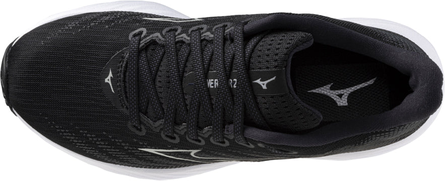Mizuno Wave Rider 28 WIDE FIT (D) Women's Running Shoes - Black