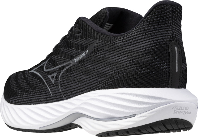 Mizuno Wave Rider 28 WIDE FIT (2E) Men's Running Shoes - Black