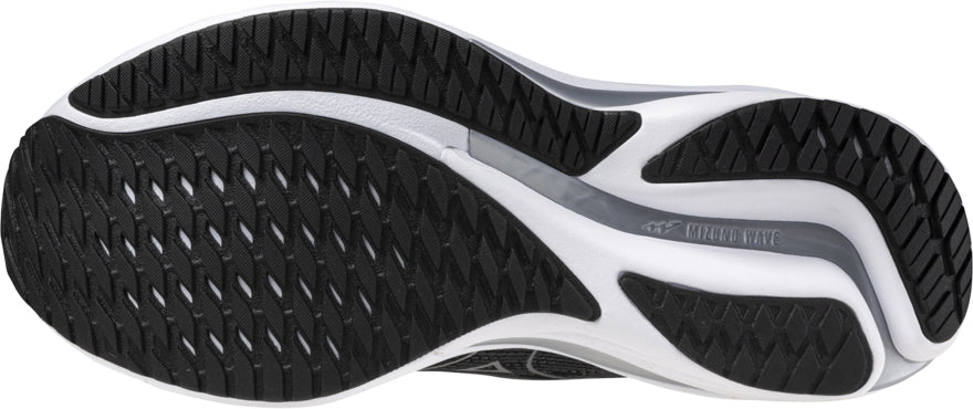 Mizuno Wave Rider 28 WIDE FIT (2E) Men's Running Shoes - Black