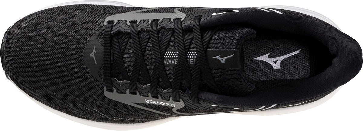Mizuno Wave Rider 29 WIDE FIT (2E) Men's Running Shoes - Black