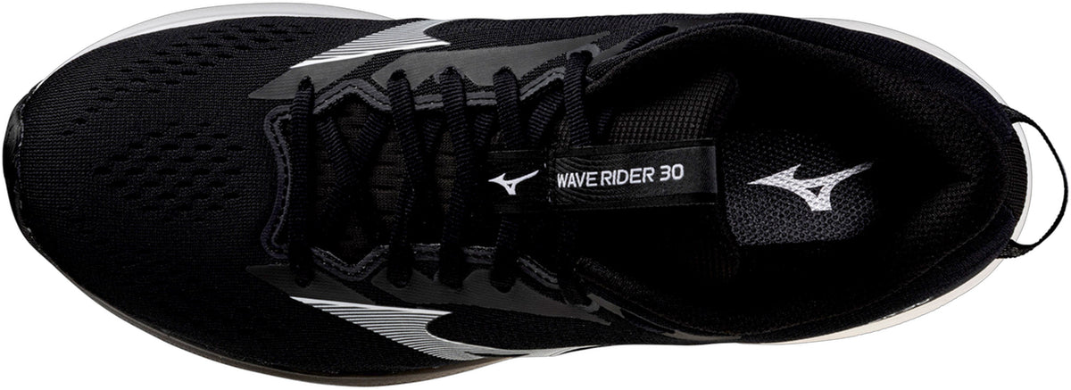 Mizuno Wave Rider 30 WIDE FIT Men's Running Shoes - Black