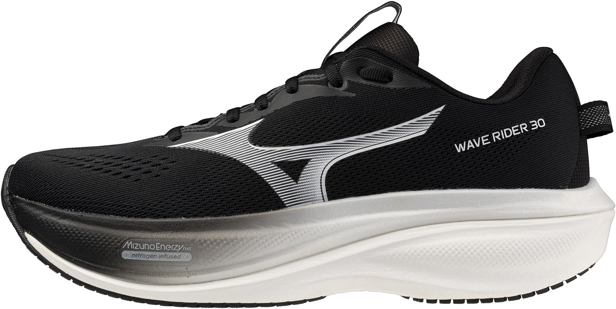 Mizuno Wave Rider 30 WIDE FIT Men's Running Shoes - Black