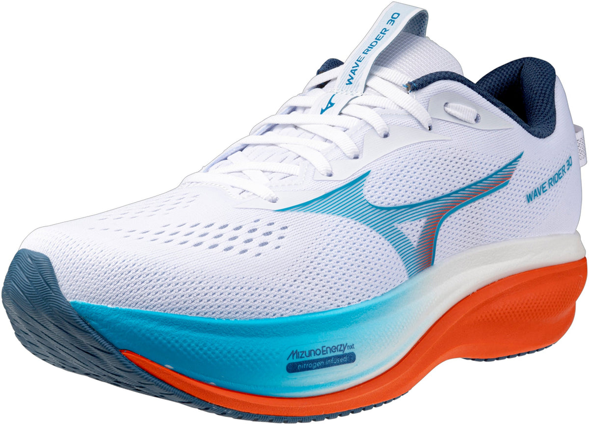 Mizuno Wave Rider 30 Men's Running Shoes - White