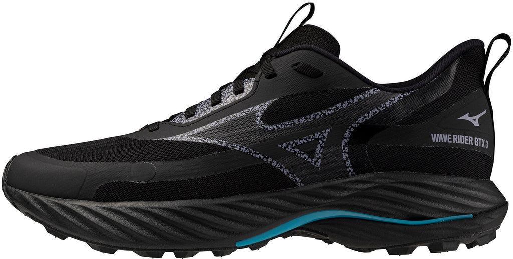 Mizuno Wave Rider GORE-TEX 3 Men's Trail Running Shoes - Black