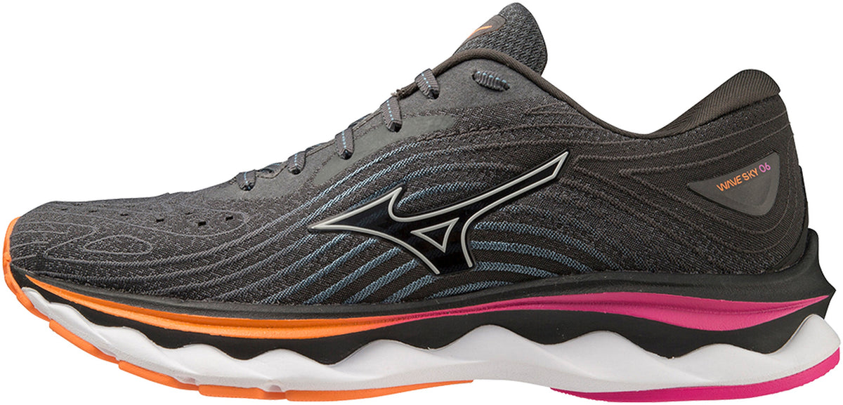 Mizuno Wave Sky 6 Women's Running Shoes - Grey