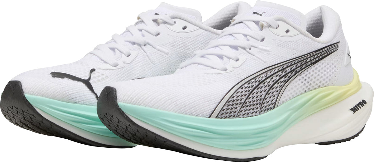 Puma Deviate Nitro 3 Women's Running Shoes - White