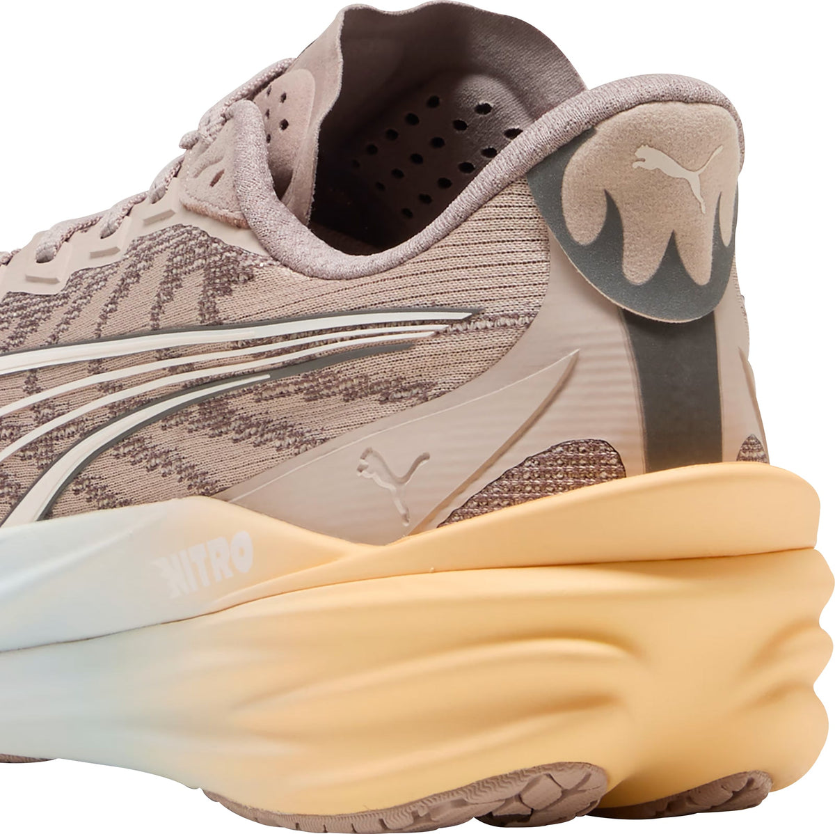 Puma Deviate Nitro 4 Men's Running Shoes - Brown