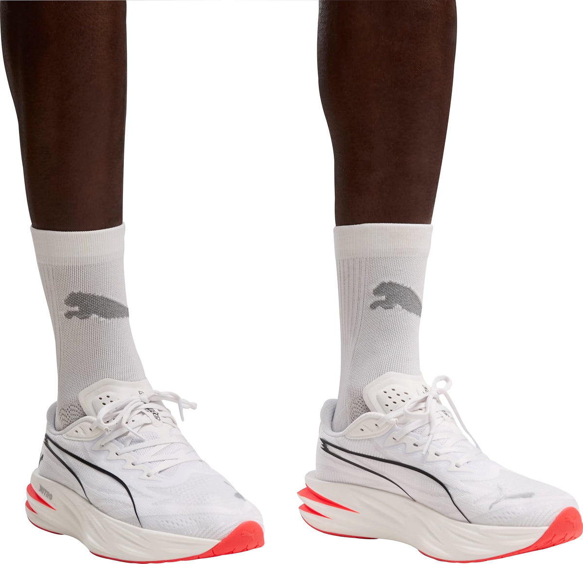 Puma Deviate Pure Nitro Men's Running Shoes - White