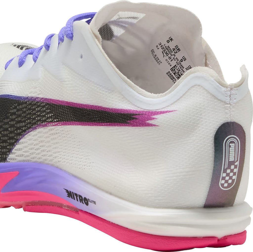 Puma Nitro Elite 3 Long Distance Running Spikes - White