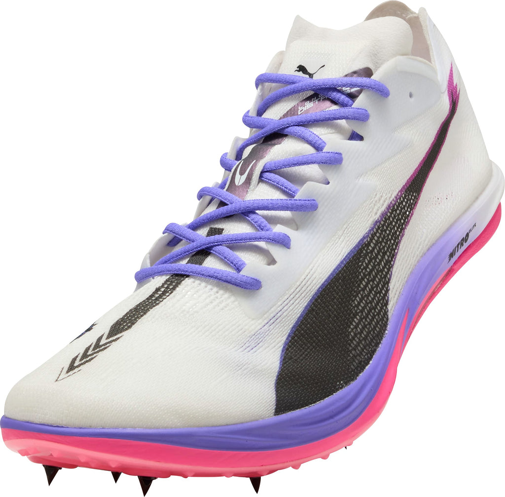 Puma Nitro Elite 3 Long Distance Running Spikes - White