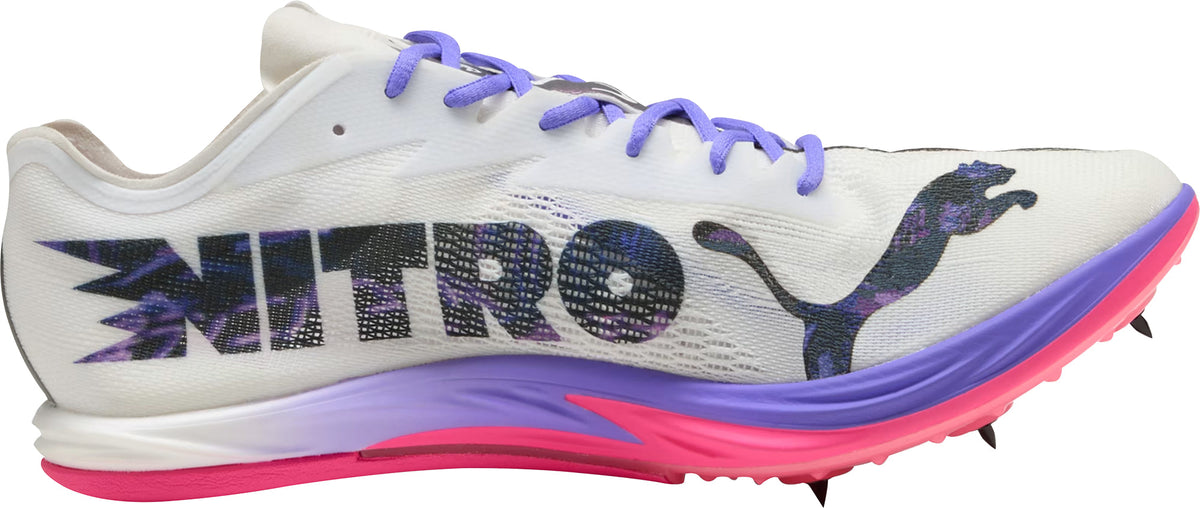Puma Nitro Elite 3 Long Distance Running Spikes - White