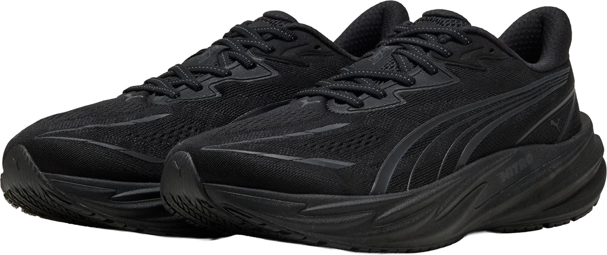 Puma Velocity Nitro 5 WIDE FIT Men's Running Shoes - Black